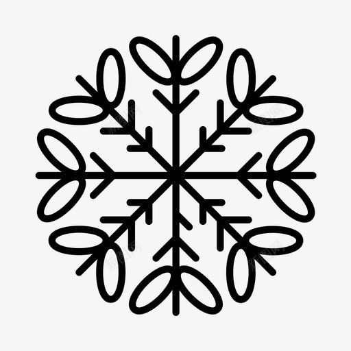 霜冻气象局预报图标svg_新图网 https://ixintu.com 冬季 天气 气象 气象局 雪花 霜冻 预报