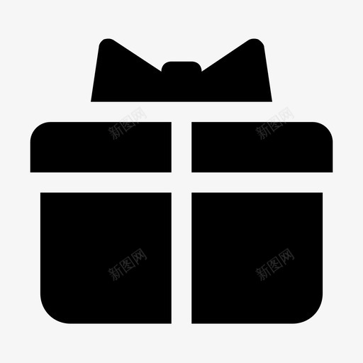 礼物礼盒图标svg_新图网 https://ixintu.com 礼物 礼盒