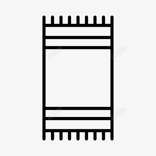 采购产品海滩毛巾海滩毛巾配件图标svg_新图网 https://ixintu.com 夏季 水生 海滩毛巾 澳大利亚 配件 采购产品海滩毛巾