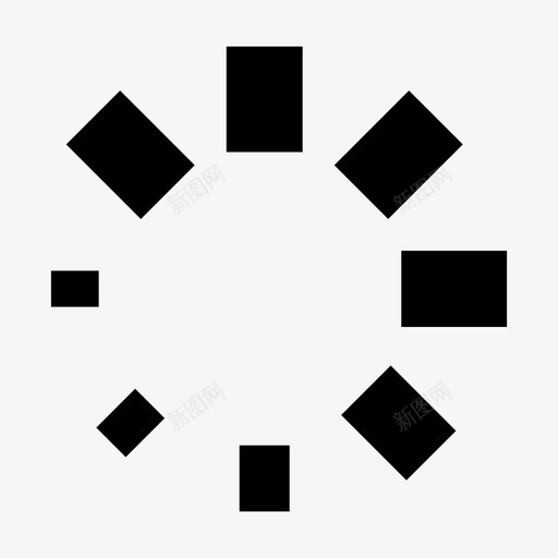 等待缓冲加载轮图标svg_新图网 https://ixintu.com 加载轮 等待 缓冲 过程