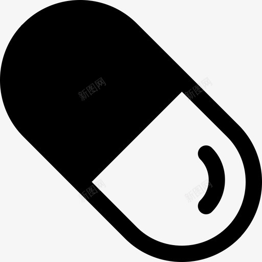 胶囊药物药房图标svg_新图网 https://ixintu.com 胶囊 药丸 药丸胶囊 药房 药物