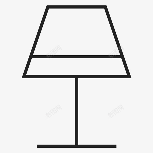 床头灯家具家图标svg_新图网 https://ixintu.com 家 家具 床头灯 房间 灯