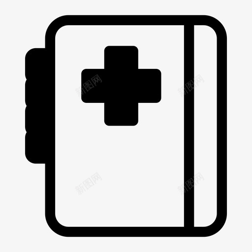 病历档案急症图标svg_新图网 https://ixintu.com 急症 档案 病历