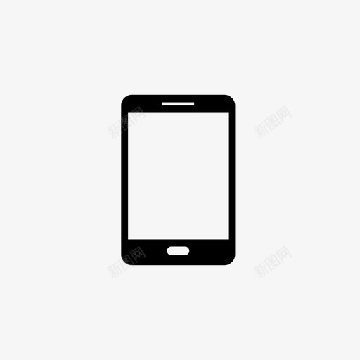 智能手机通讯现代图标svg_新图网 https://ixintu.com 智能手机 现代 电话 科技 通讯