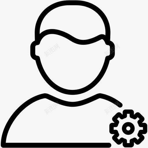 用户设置男人图标svg_新图网 https://ixintu.com 人 用户1 用户设置 男