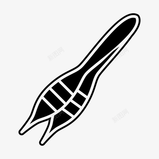 镊子健康保健图标svg_新图网 https://ixintu.com 保健 健康 医疗 镊子