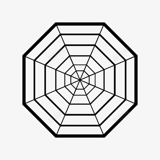 蜘蛛网哥特式万圣节图标svg_新图网 https://ixintu.com 万圣节 哥特式 幽灵 蜘蛛网