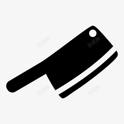 屠刀刀不锈钢工具图标svg_新图网 https://ixintu.com 不锈钢工具 刀 屠刀 武器