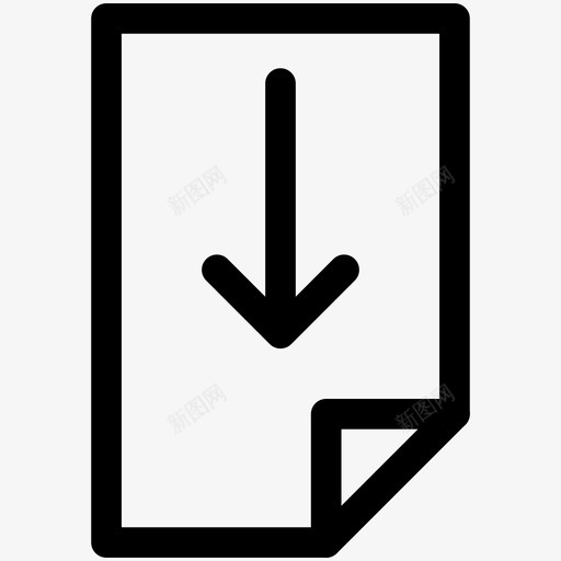 保存文件文档图标svg_新图网 https://ixintu.com 下载 保存文件 文档 用户界面 纸张