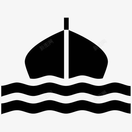 船钓鱼海洋图标svg_新图网 https://ixintu.com 大海 娱乐 海洋 船 船艇 钓鱼
