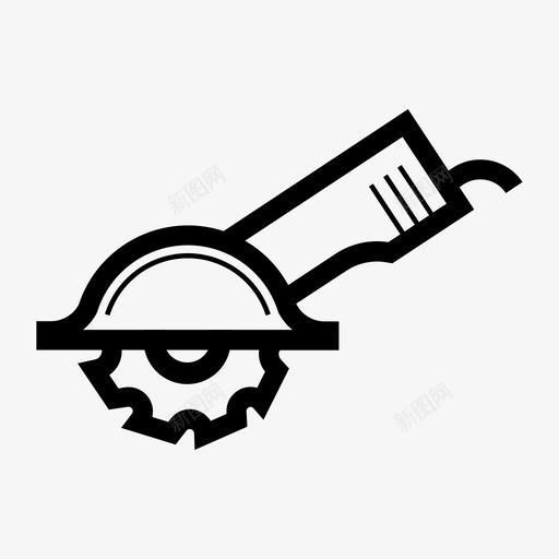 圆锯结构切割图标svg_新图网 https://ixintu.com 修剪 刀具时间 切割 圆锯 电动工具 结构