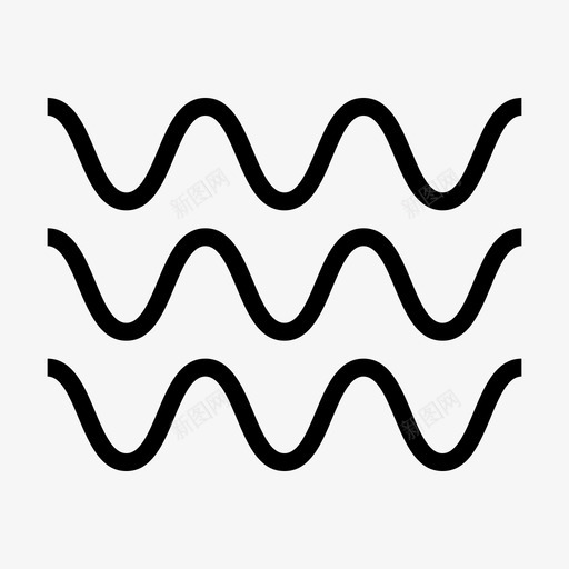 水河海图标svg_新图网 https://ixintu.com 水 河 浪 海 潮