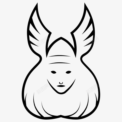 瓦尔基里奇迹漫画电影怪兽图标svg_新图网 https://ixintu.com 奇迹漫画 奥丁 瓦尔基里 电影怪兽 维京