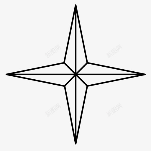 北地图导航图标svg_新图网 https://ixintu.com 位置 北 北导航位置 北箭头 地图 导航 点