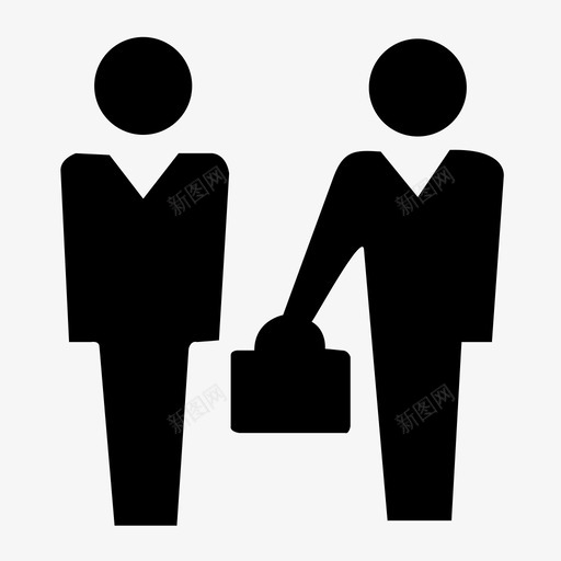 工作业务员工图标svg_新图网 https://ixintu.com 业务 人员 员工 工作