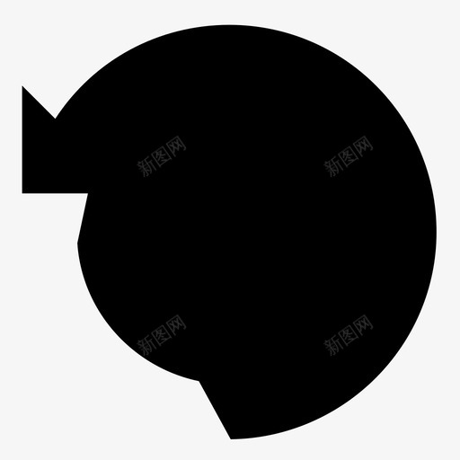 倒带时间之前时钟图标svg_新图网 https://ixintu.com 之前 倒带时间 时钟