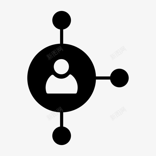 组长老板主管图标svg_新图网 https://ixintu.com 主管 团队合作 组长 老板