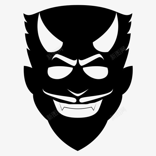 魔鬼地狱路西法图标svg_新图网 https://ixintu.com 地狱 撒旦 路西法 魔鬼