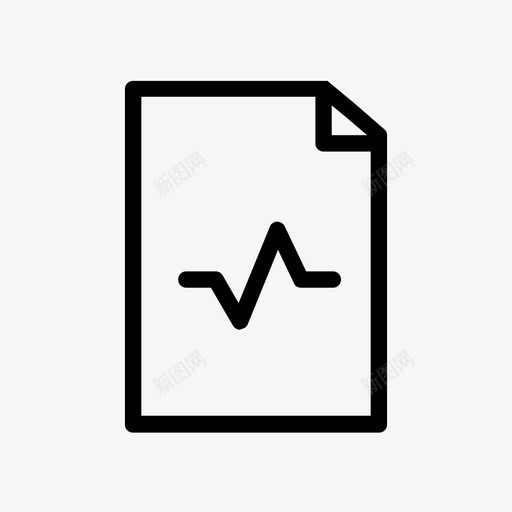 文件医疗记录图标svg_新图网 https://ixintu.com 医疗 报告 文件 表格 记录