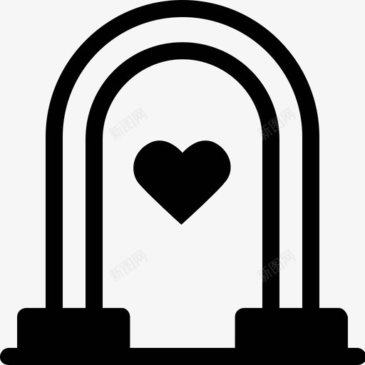 爱情之门格洛丽亚婚礼铭文图标svg_新图网 https://ixintu.com 格洛丽亚婚礼铭文 爱情之门