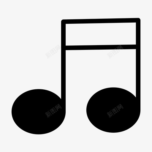 音符乐器音乐剧图标svg_新图网 https://ixintu.com 乐器 歌曲 音乐剧 音符 颤音