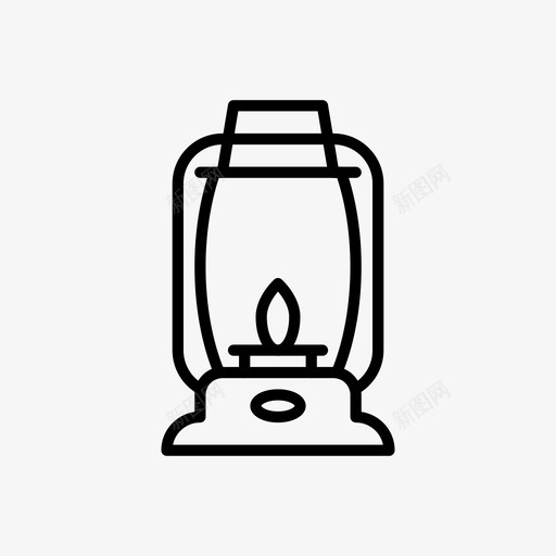 蜡烛火焰万圣节图标svg_新图网 https://ixintu.com 万圣节 万圣节线图标 火炬 火焰 灯 蜡烛