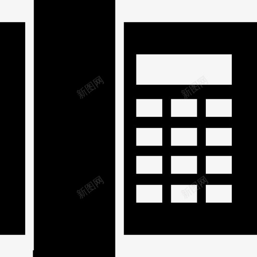 电话数字固定电话图标svg_新图网 https://ixintu.com 办公电话 固定电话 客户服务 数字 电话