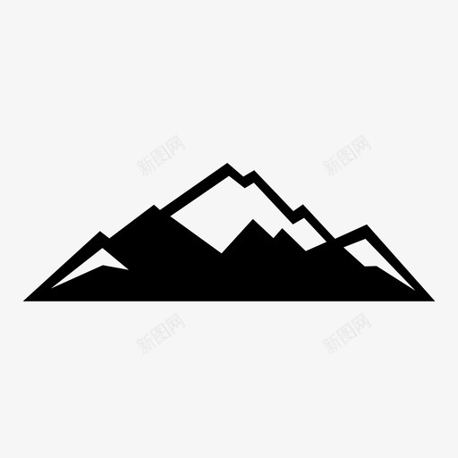 山景峰图标svg_新图网 https://ixintu.com 山 峰 景