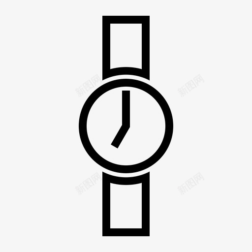 手表时钟指针图标svg_新图网 https://ixintu.com 手表 指针 时钟 软件
