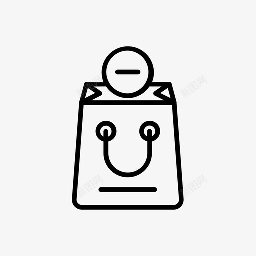 删除订单取消电子商务图标svg_新图网 https://ixintu.com 删除订单 取消 商店 电子商务
