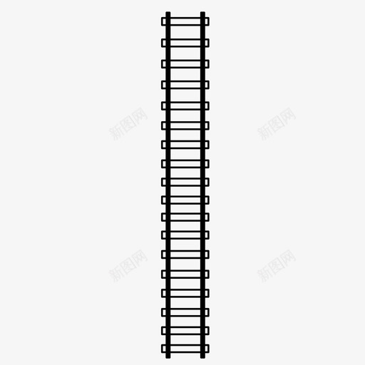铁轨铁路运输图标svg_新图网 https://ixintu.com 运输 铁路 铁轨