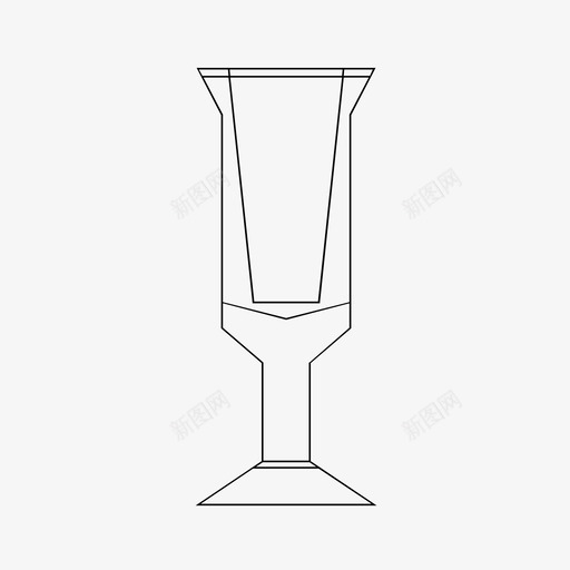 酒吧玻璃饮料玻璃器皿图标svg_新图网 https://ixintu.com 玻璃器皿 玻璃杯 酒吧玻璃 饮料