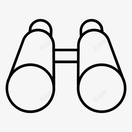 双筒望远镜观察图标svg_新图网 https://ixintu.com 双筒望远镜 观察