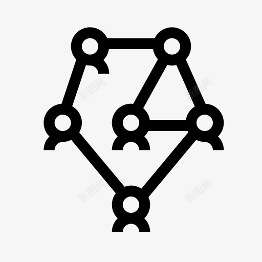社会学科学社会图标svg_新图网 https://ixintu.com 社会 社会学 社会网络 科学