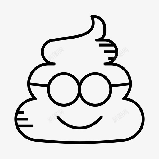大便表情粪便图标svg_新图网 https://ixintu.com 大便 微笑 粪便 表情