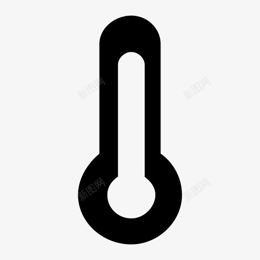 温度计物品材料图标svg_新图网 https://ixintu.com 材料 温度 温度计 物体 物品
