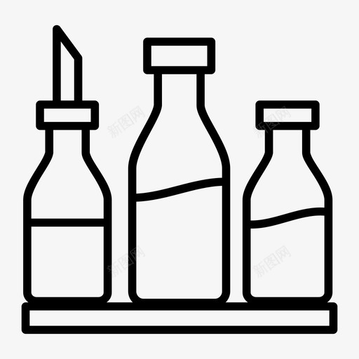 调味品番茄酱厨房图标svg_新图网 https://ixintu.com 厨房 番茄酱 芥末 调味品 酱汁
