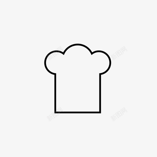 厨师帽烹饪食品图标svg_新图网 https://ixintu.com 专业 厨师帽 烹饪 食品