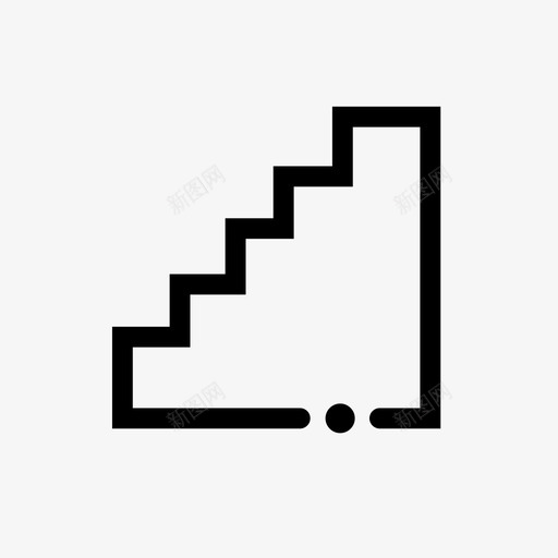 楼梯门下图标svg_新图网 https://ixintu.com 上 下 出口 楼梯 活动应用程序 门