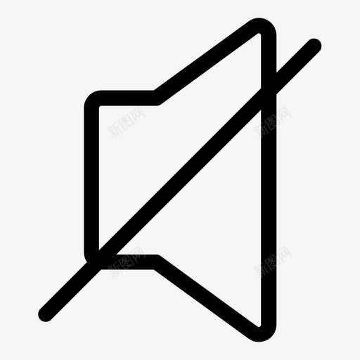 静音声音音乐收藏图标svg_新图网 https://ixintu.com 声音 静音 音乐收藏