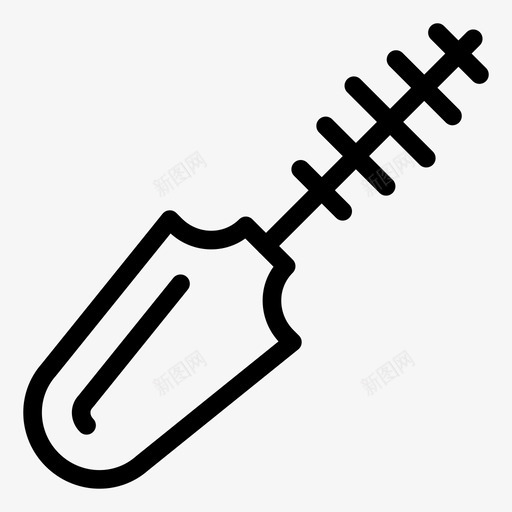 眼线商业化妆品图标svg_新图网 https://ixintu.com 化妆品 商业 眼线 睫毛膏 美容沙龙线图标