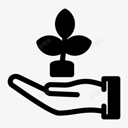 园艺手工草药图标svg_新图网 https://ixintu.com 园艺 手工 植物 自然 草药