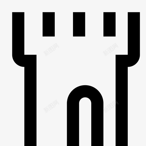 城堡建筑中世纪图标svg_新图网 https://ixintu.com formicons 中世纪 公共建筑 城堡 建筑 观光