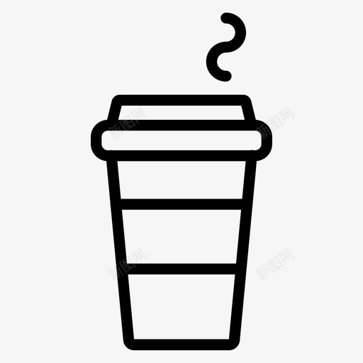咖啡早晨星巴克图标svg_新图网 https://ixintu.com 咖啡 工作 开始 早晨 星巴克 食物饮料图标