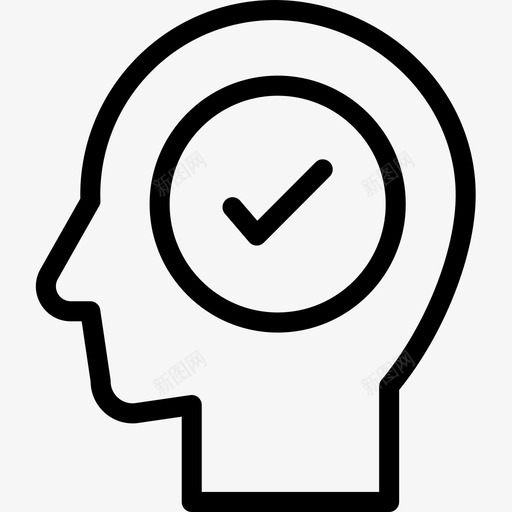 成功头脑人类图标svg_新图网 https://ixintu.com 人类 人类思维线 头脑 思考 想法 成功