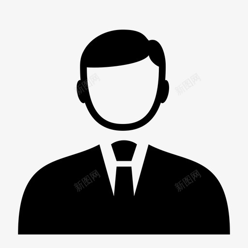 商人化身老板图标svg_新图网 https://ixintu.com ceo 化身 商人 经理 老板