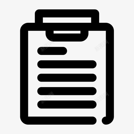 剪贴板证书考试图标svg_新图网 https://ixintu.com 业务 剪贴板 考试 记事本 证书 调查
