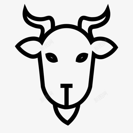 山羊动物养殖svg免抠素材_新图网 https://ixintu.com 山羊 动物 养殖 羊肉 绵羊 养殖3