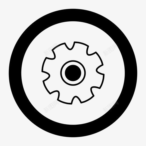 设置齿轮加载图标svg_新图网 https://ixintu.com 加载 复位 设置 齿轮