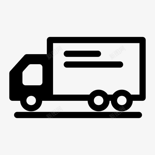 送货车快车包裹图标svg_新图网 https://ixintu.com 包裹 快车 送货车